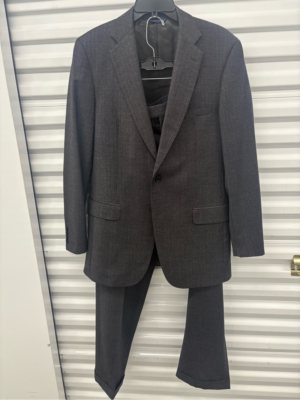 Brooks Brothers Made in Italy Zegna Wool Men's Charcoal Gray